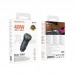 Автомобильное зарядное устройство BOROFONE BZ32B Fresh 48W, Type-C PD30W + USB-A QC3.0 18W, без кабеля, серый