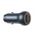 Автомобильное зарядное устройство BOROFONE BZ32B Fresh 48W, Type-C PD30W + USB-A QC3.0 18W, без кабеля, серый
