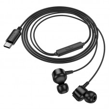 Проводные наушники BOROFONE BM94 Sonar Type-C (DAC) с микрофоном, чёрные