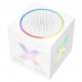 Беспроводная колонка BOROFONE BR101 Rubik Bluetooth 5.4, 5 Вт, RGB-подсветка, белая